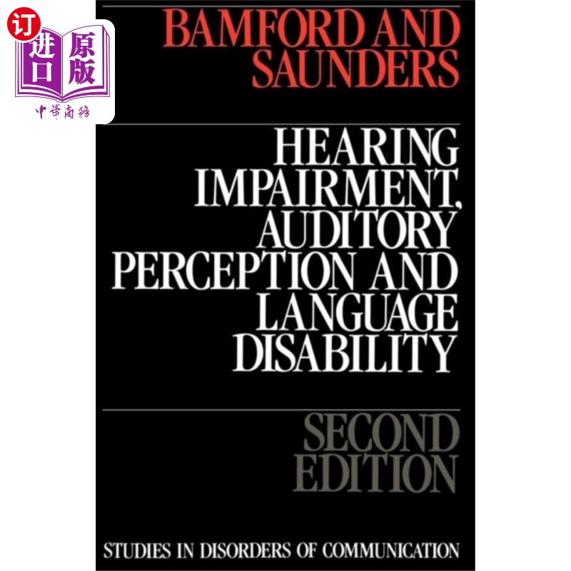 海外直订Hearing Impairment, Auditory Perception and Lang... 听力障碍、听觉感知和语言障碍[d]