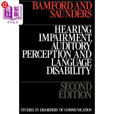 海外直订Hearing Impairment, Auditory Perception and Lang... 听力障碍、听觉感知和语言障碍[d]