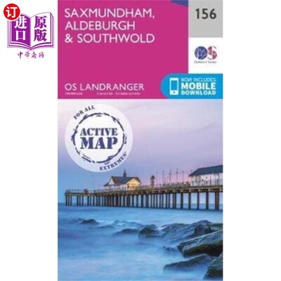 海外直订Saxmundham, Aldeburgh & Southwold 萨克斯蒙德姆，奥尔德堡和索斯沃尔德