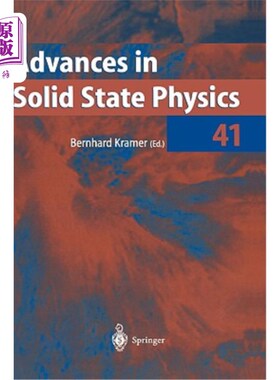 海外直订Advances in Solid State Physics 固体物理学进展