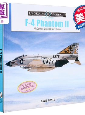 麦道F4 鬼怪II 战斗机 英文原版 F4 Phantom II  McDonnell Douglas MiG Hunter David Doyle【中商原版】