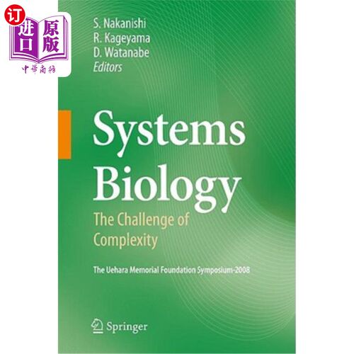 海外直订Systems Biology: The Challenge of Complexity 系统生物学:复杂性的挑战