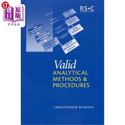 海外直订Valid Analytical Methods and Procedures: A Best Practice Approach to Method Sele 有效的分析方法和程序：方法