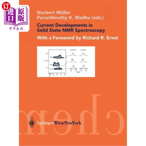 海外直订Current Developments in Solid State NMR Spectroscopy 固体核磁共振波谱研究进展