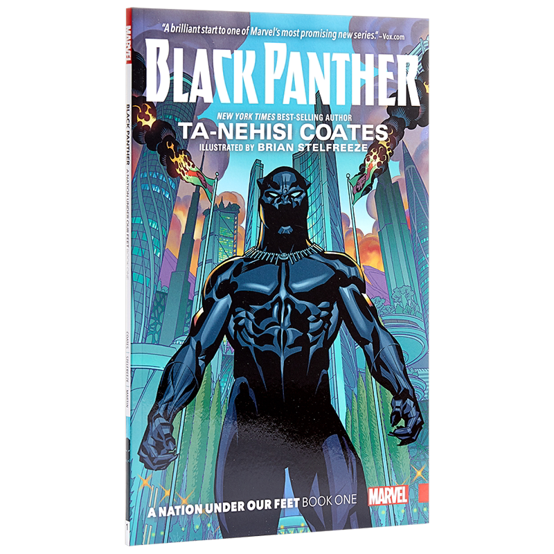 黑豹:一个国家在我们的脚下 英文原版Black Panther: A Nation Under Our Feet Book 1漫画Stan Lee漫威之父斯坦·李 漫威周?
