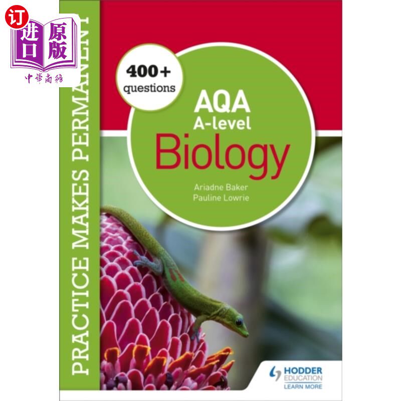海外直订Practice makes permanent: 400+ questions for AQA... 熟能生巧:AQA A-level生物学400多道题