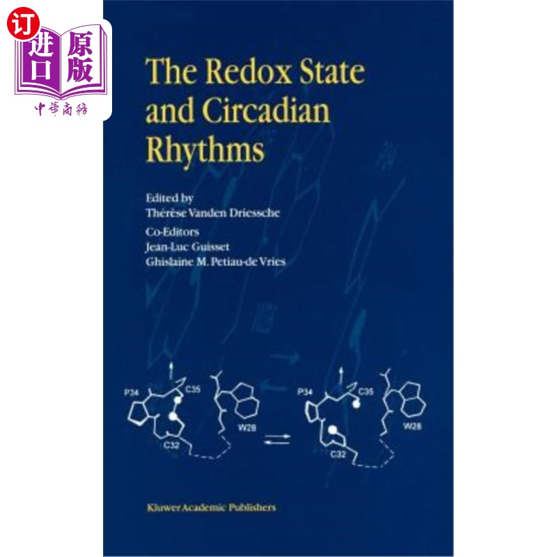 海外直订The Redox State and Circadian Rhythms氧化还原状态和昼夜节律