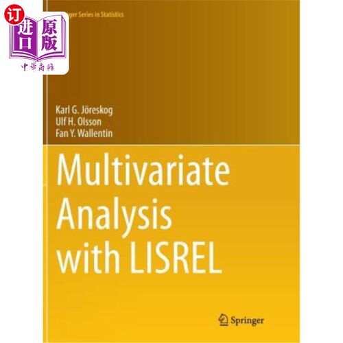海外直订Multivariate Analysis with Lisrel 用Lisrel进行多元分析