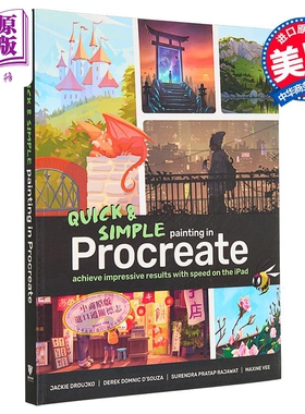 Quick & Simple Painting in Procreate 进口艺术 Procreate简单快捷的绘画教程 3dtotal 【中商原版】