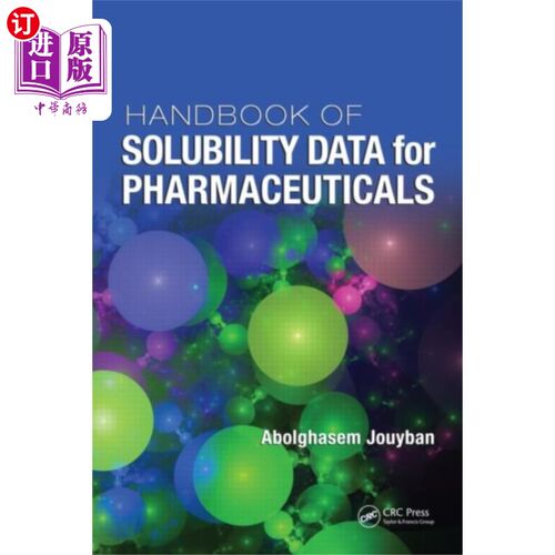 海外直订Handbook of Solubility Data for Pharmaceuticals 药物溶解度数据手册