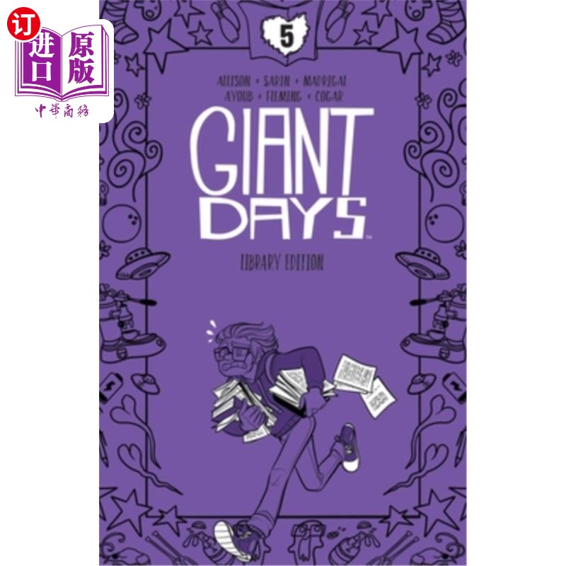 海外直订Giant Days Library Edition Vol. 5 巨型天图书馆版卷5