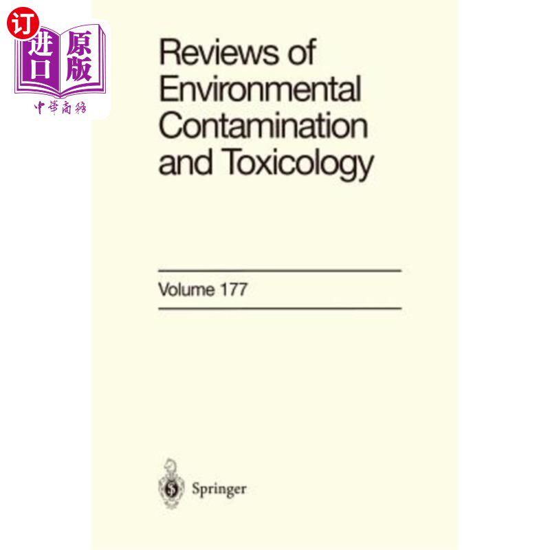 海外直订Reviews of Environmental Contamination and Toxicology: Continuation of Residue R 环境污染与毒理学研究进展