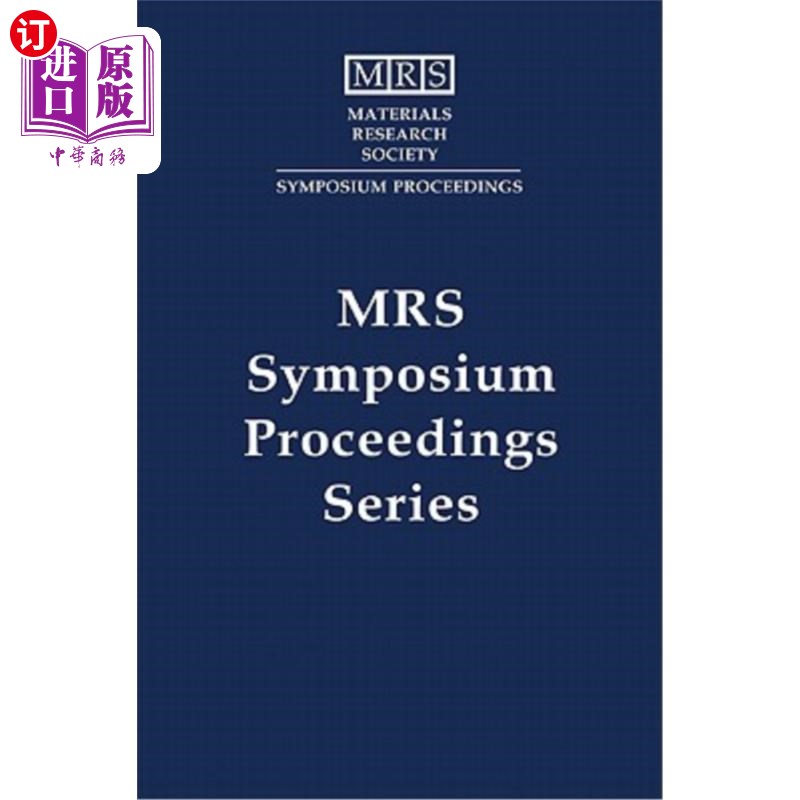 海外直订Electrically Based Microstructural Characterization II: Volume 500 基于电学的微观结构表征II：第500卷