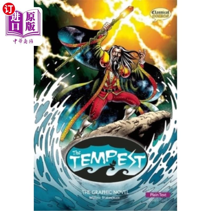 海外直订The Tempest the Graphic Novel: Plain Text 《暴风雨》平面小说：纯文本