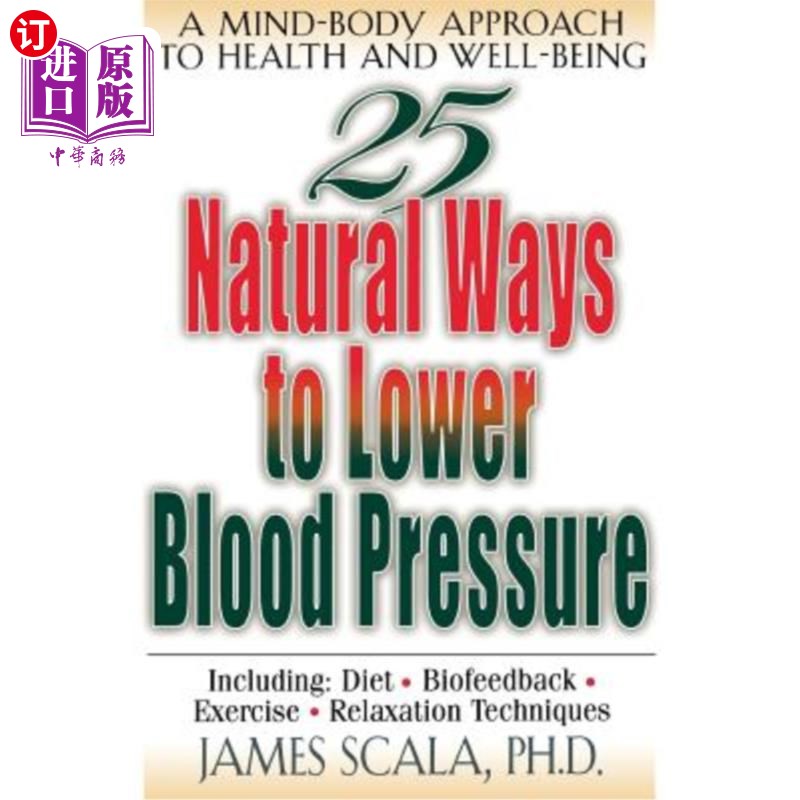 海外直订医药图书25 Natural Ways to Lower Blood Pressure 25种降低血压的自然方法