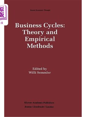 海外直订Business Cycles: Theory and Empirical Methods 经济周期:理论与实证方法