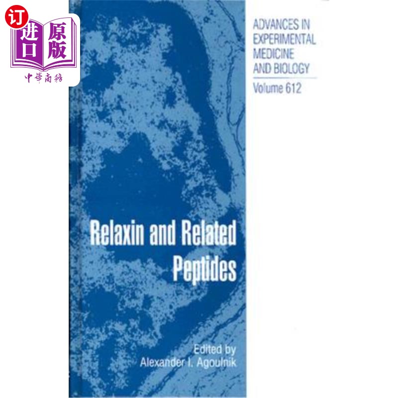 海外直订医药图书Relaxin and Related Peptides 松弛蛋白及相关肽