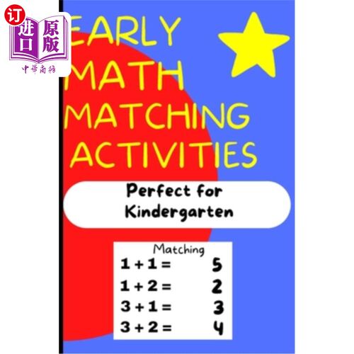 海外直订Early Math: Addition and Subtraction: Forages 4 to 8; early math; beginning math 早期数学：加减法：4到8岁；
