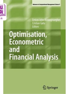 海外直订Optimisation, Econometric and Financial Analysis 优化、经济计量和财务分析