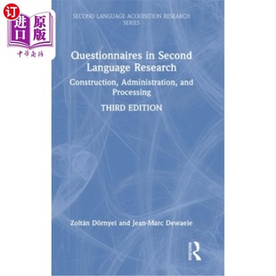 Construction 海外直订Questionnaires 构建 Research Language Administration 问卷 第二语言研究中 and Second