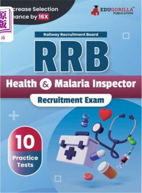 海外直订RRB Health and Malaria Inspector Recruitment Exam Book 2023 (English Edition) Ra RRB卫生和疟疾检查员招聘考
