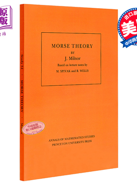预售 莫尔斯理论 英文原版 Morse Theory John Milnor 豆瓣高分推荐【中商原版】