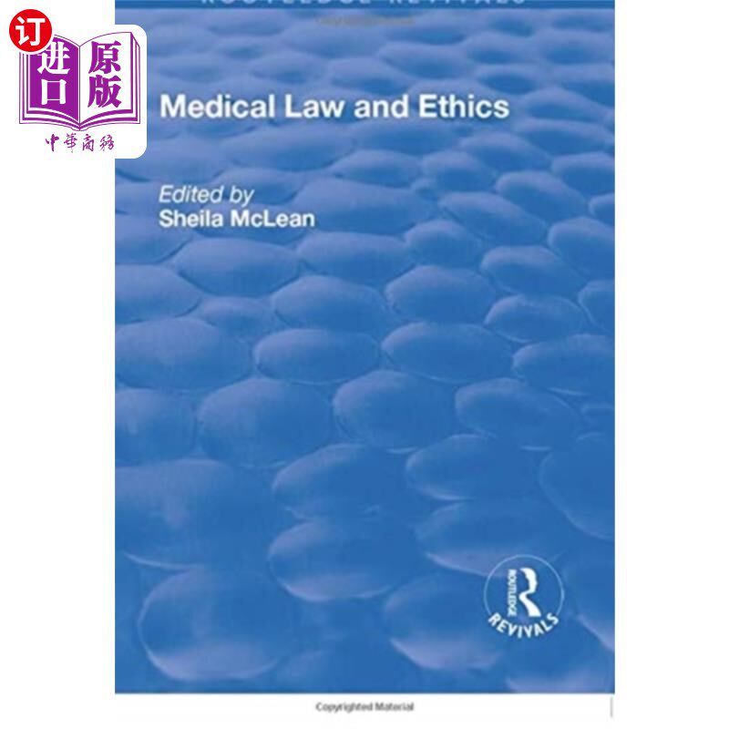 海外直订Medical Law and Ethics 医学法律与伦理学
