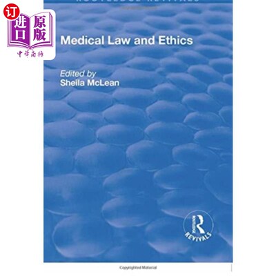 海外直订Medical Law and Ethics 医学法律与伦理学