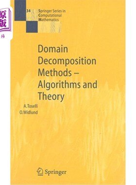 海外直订Domain Decomposition Methods--Algorithms and Theory 区域分解方法——算法与理论