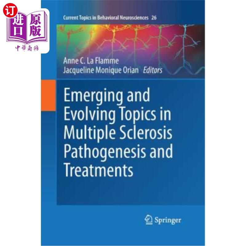 海外直订医药图书Emerging and Evolving Topics in Multiple Sclerosis Pathogenesis and Treatments 多发性硬化症发病机制