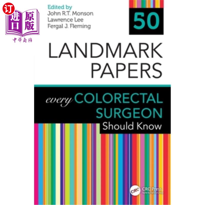 海外直订医药图书50 Landmark Papers Every Colorectal Surgeon Should Know 50 Landmark Papers Every Colore