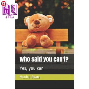 Can You Yes 你可以 海外直订Who 谁说你不能是 Said