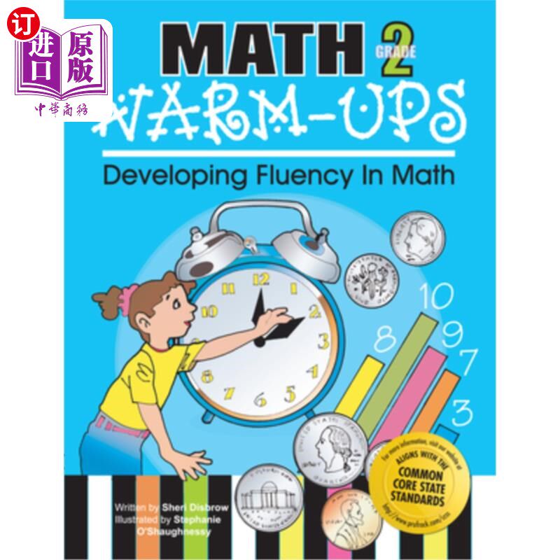 海外直订Math Warm-Ups: Developing Fluency in Math (Grade 2) 数学热身:提高数学的流利性(2年级)