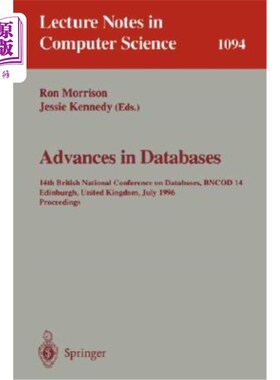 海外直订Advances in Databases: 14th British National Conference on Database, Bncod 14 Ed 数据库的进展:第14届英国全