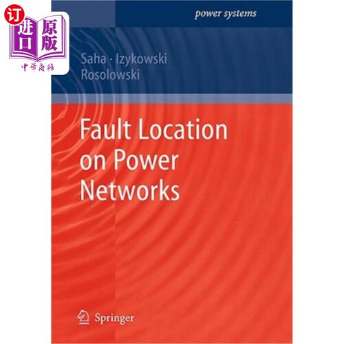 海外直订Fault Location on Power Networks 电网故障定位