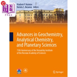 Ann 分析化学和行星科 Analytical Planetary Sciences and Geochemistry Chemistry 地球化学 海外直订Advances 75th