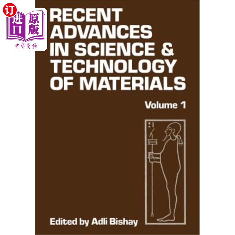 海外直订Recent Advances in Science and Technology of Materials: Volume 1