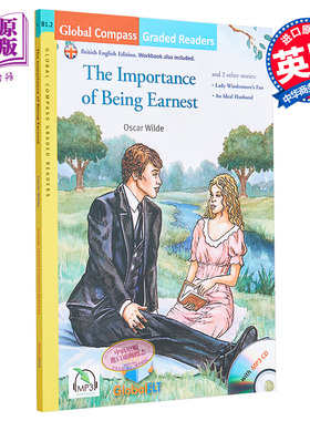 现货 The Importance of Being Earnest 不可儿戏 B1级 英式英语 分级读物 Global ELT Graded Reader 配在线音频不含CD