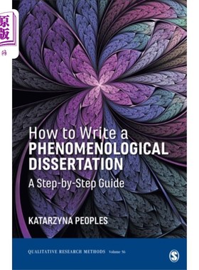 海外直订How to Write a Phenomenological Dissertation 如何写一篇现象学论文