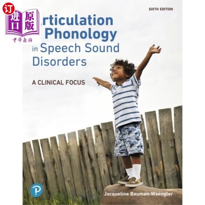 海外直订医药图书Articulation and Phonology in Speech Sound Disor... 语音障碍中的发音和音系学