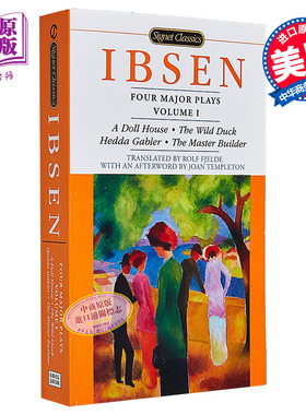 【中商原版】易卜生四大戏剧（卷一） 英文原版 Four Major Plays, Volume I Signet Classics 经典文学
