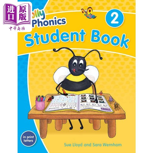 Jolly Phonics Student Book 2 (American English)快乐自然拼读学生用书2（美式英语，彩色版）新版 英文原版【中商原版】