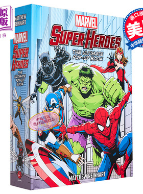 漫威超级英雄 立体书 英文原版 Marvel Super Heroes The Ultimate Pop UpBook Matthew Reinhart【中商原版】