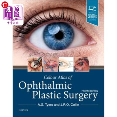 海外直订医药图书Colour Atlas of Ophthalmic Plastic Surgery 眼科整形外科彩色图集