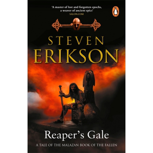 玛拉兹英灵录 死神之风 奇幻小说系列 Reapers Gale Malazan Book of the Fallen 7 英文原版 Steven Erikson【中商原版】