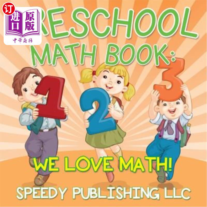 海外直订Preschool Math Book: We Love Math! 学前数学书：我们爱数学！