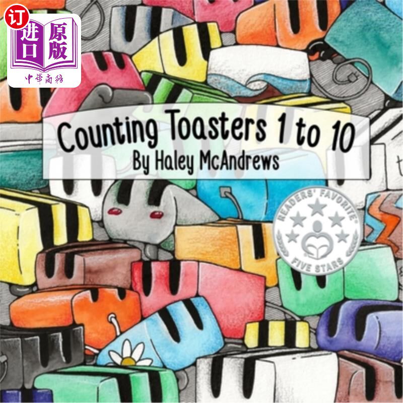 海外直订Counting Toasters 1 to 10 从1数到10