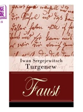 海外直订Faust: Eine autobiographische Liebesgeschichte - Erz?hlung in neun Briefen 浮士德：你有自传吗？新布利文的hl