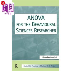 海外直订Anova for the Behavioral Sciences Researcher 行为科学研究者的方差分析