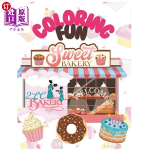 Fun Shop 2LC Sweet 着色乐趣：2LC面包店糖果店 Bakery 海外直订Coloring